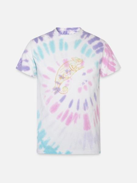 Chameleon - Unisex Tie Dye T-Shirt - Pastel Spiral