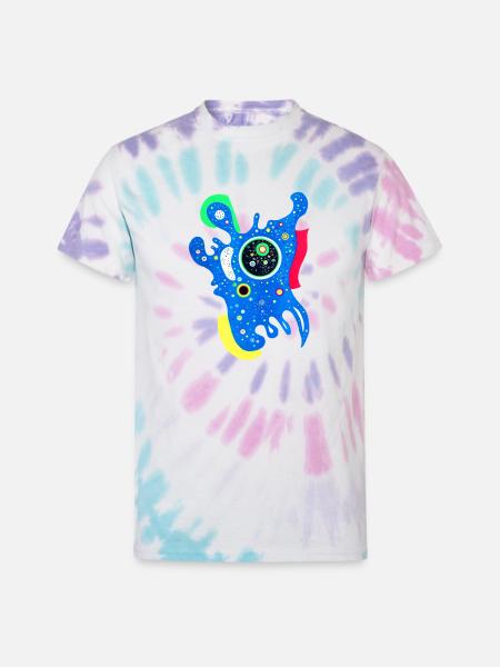 Original Art - Unisex Tie Dye T-Shirt - Pastel Spiral