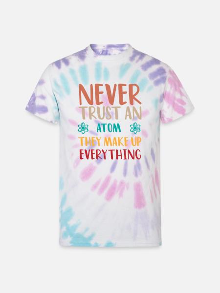 Make Up Everything - Unisex Tie Dye T-Shirt - Pastel Spiral