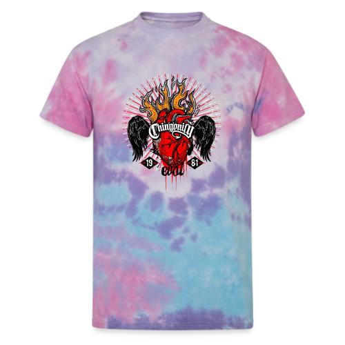 CORAZON ARDIENTE - Unisex Tie Dye T-Shirt