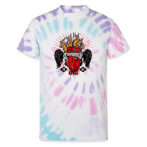 CORAZON ARDIENTE - Unisex Tie Dye T-Shirt