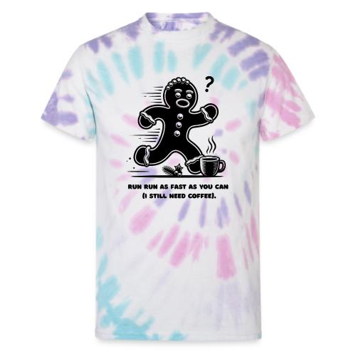 Gingerbread Man T-Shirt - Unisex Tie Dye T-Shirt