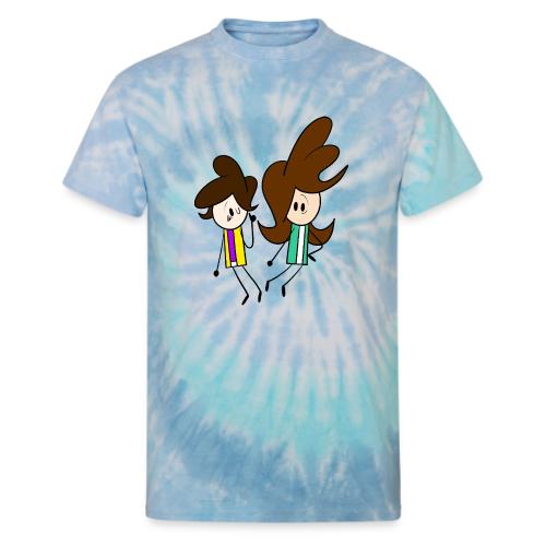 Small Coll and Dersy - Unisex Tie Dye T-Shirt
