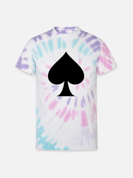 Spade - Unisex Tie Dye T-Shirt - Pastel Spiral