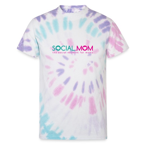 Social.mom Logo English - Unisex Tie Dye T-Shirt