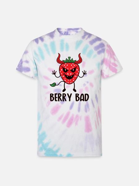 Berry Bad - Unisex Tie Dye T-Shirt - Pastel Spiral