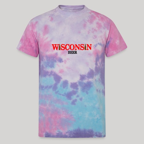 Wisconsin Beer - Unisex Tie Dye T-Shirt