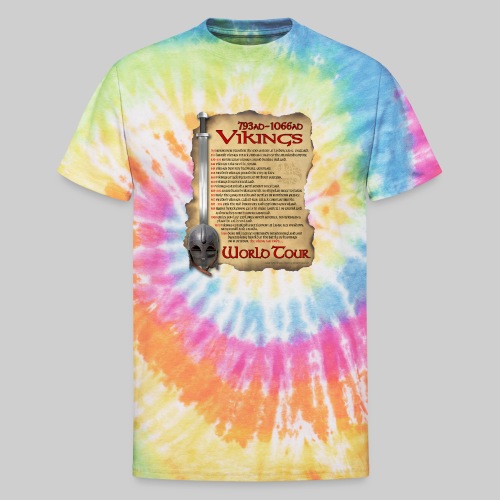 Viking World Tour - Unisex Tie Dye T-Shirt