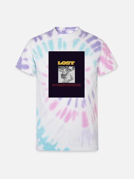 Lost Somewhere - Unisex Tie Dye T-Shirt - Pastel Spiral