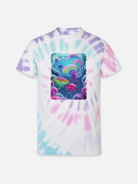 fantastical dream - Unisex Tie Dye T-Shirt - Pastel Spiral