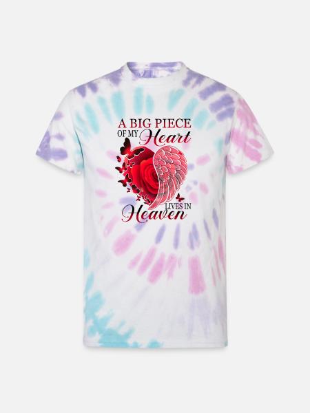 Heart Piece - Unisex Tie Dye T-Shirt - Pastel Spiral