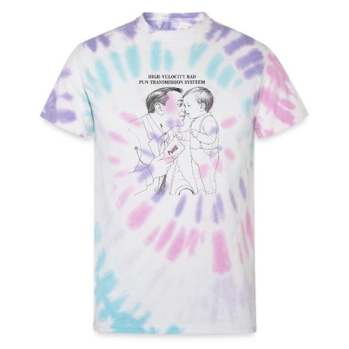 Dad Joke Blueprint T-Shirt - Unisex Tie Dye T-Shirt