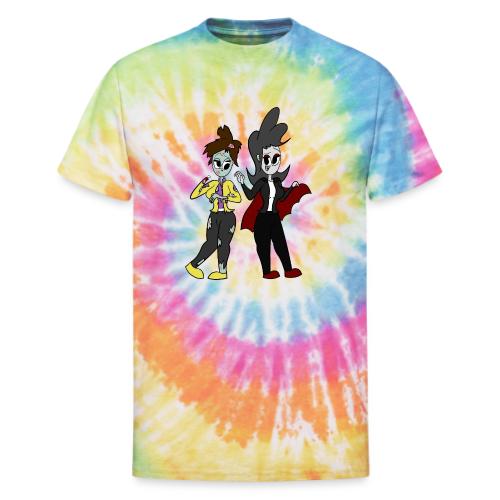 Vampire Coll and Zombie Dersy - Unisex Tie Dye T-Shirt