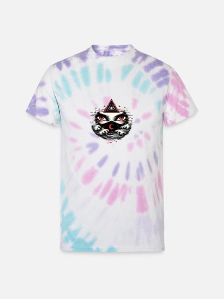 L’Œil du Néant - Unisex Tie Dye T-Shirt - Pastel Spiral