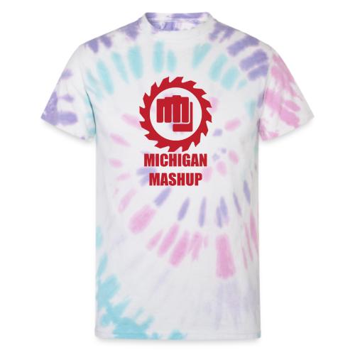 Michigan Mashup Logo - Unisex Tie Dye T-Shirt