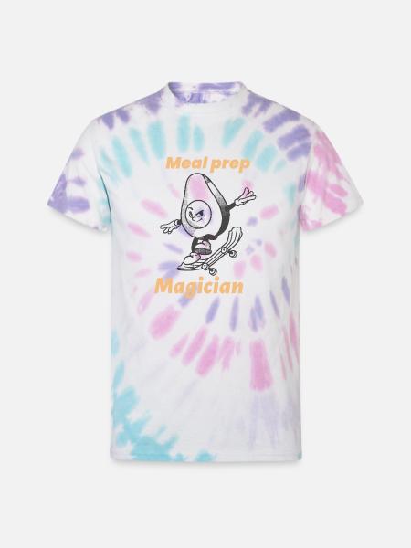 MEAL PREP MAGICIAN - Unisex Tie Dye T-Shirt - Pastel Spiral