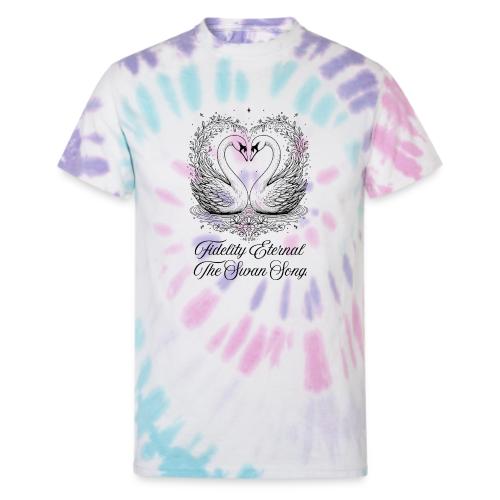 Poetic Swan T-Shirt - Unisex Tie Dye T-Shirt