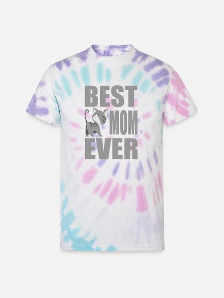 cat lovers - Unisex Tie Dye T-Shirt - Pastel Spiral