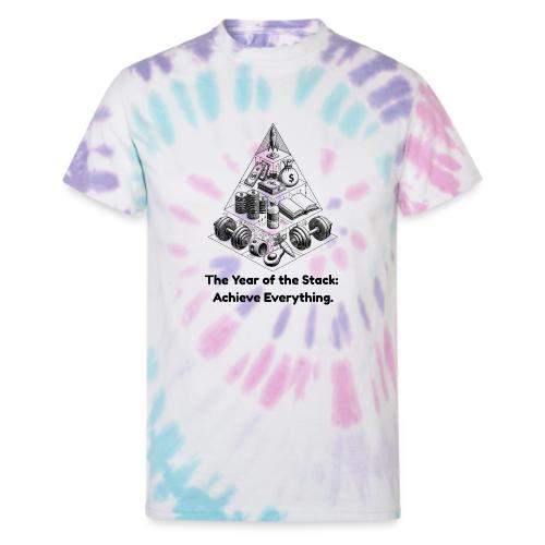The Resolution Pyramid T-Shirt, Mug, & Leggings - Unisex Tie Dye T-Shirt