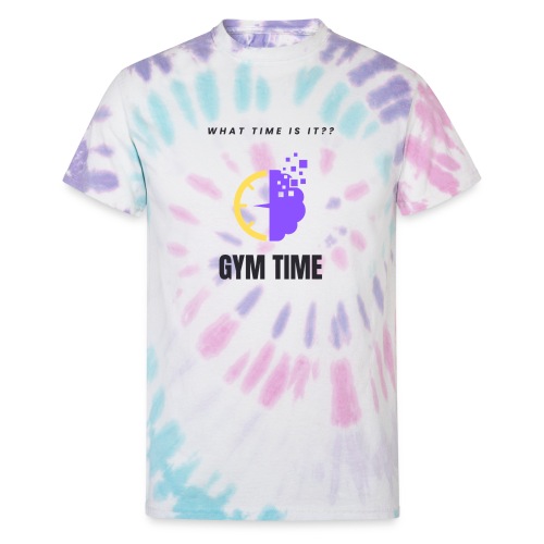 Time To Gym - Unisex Tie Dye T-Shirt