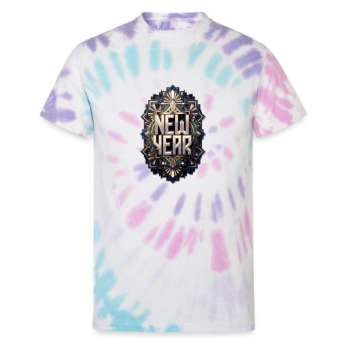 Evergreen New Year T-Shirt - Unisex Tie Dye T-Shirt