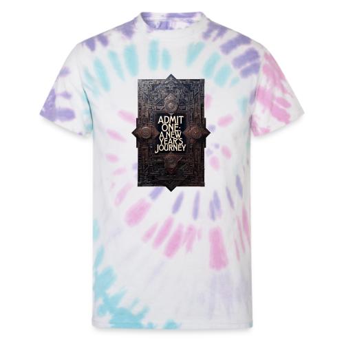 Art Deco VIP Pass T-Shirt - Unisex Tie Dye T-Shirt
