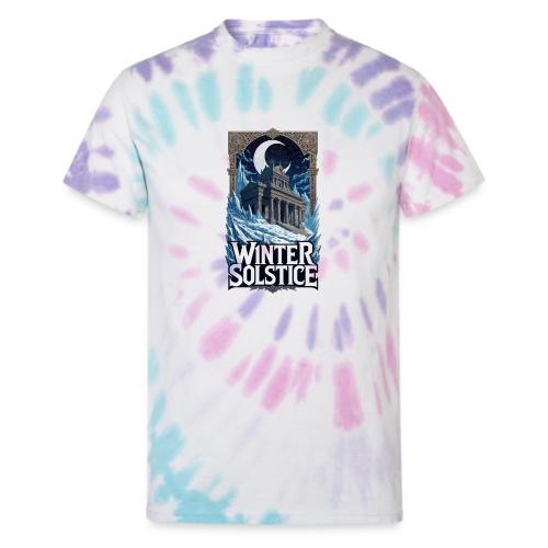 Winter Solstice Temple T-Shirt - Unisex Tie Dye T-Shirt