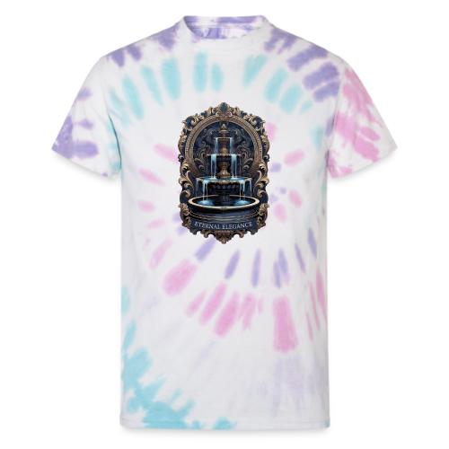 Gilded Baroque Fountain T-Shirt - Unisex Tie Dye T-Shirt