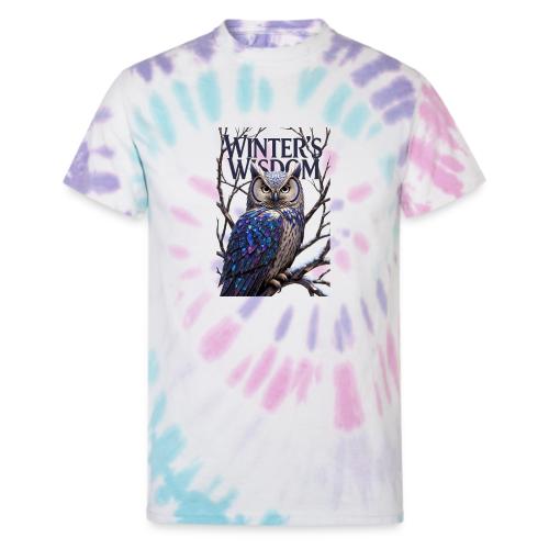 Crystalized Forest Owl T-Shirt - Unisex Tie Dye T-Shirt