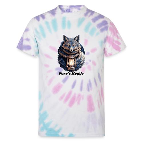 Hygge Ember Fox T-Shirt - Unisex Tie Dye T-Shirt