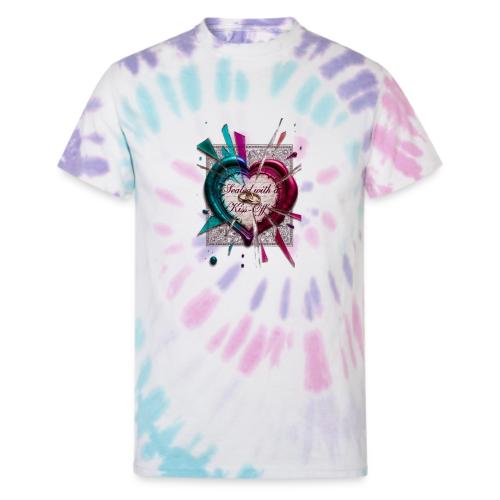 Sealed with a Kiss-Off T-Shirt - Unisex Tie Dye T-Shirt