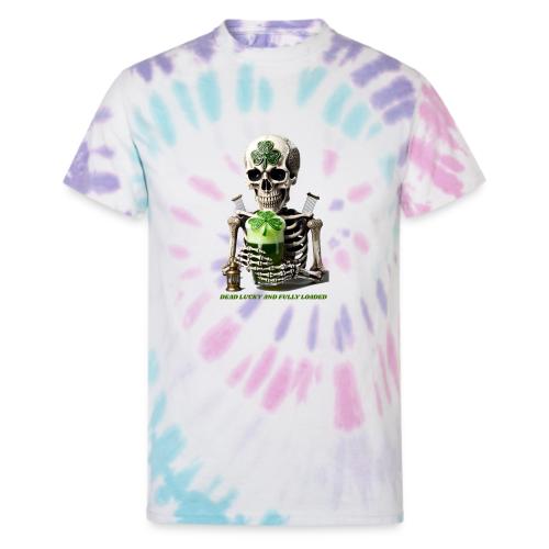 Eternal Stout Skeleton Graphic Tee - Unisex Tie Dye T-Shirt