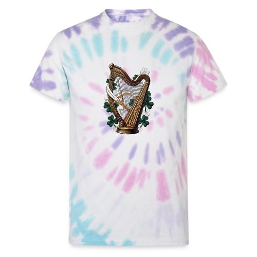 Emerald Harp Shenanigans T-Shirt - Unisex Tie Dye T-Shirt