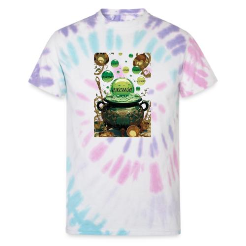 Emerald Excuses Cauldron Graphic Tee - Unisex Tie Dye T-Shirt