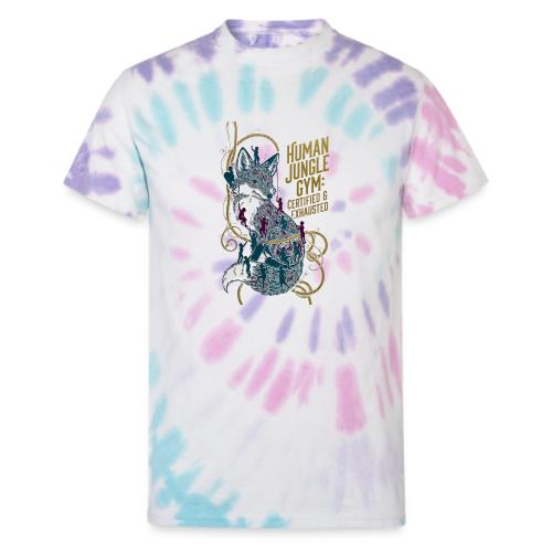Human Jungle Gym Fox Tee - Unisex Tie Dye T-Shirt