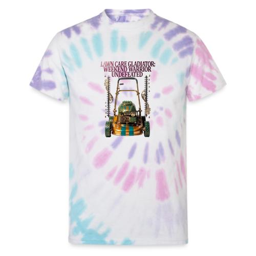 Lawn Care Gladiator T Shirt - Unisex Tie Dye T-Shirt