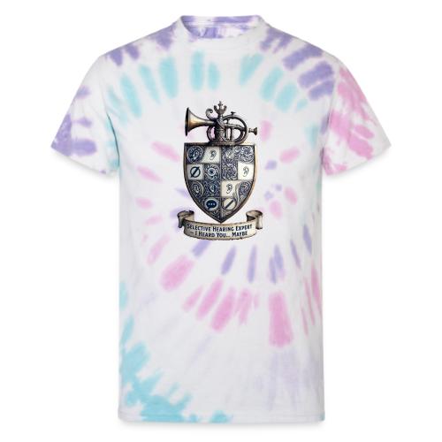 Selective Hearing Expert Crest T Shirt - Unisex Tie Dye T-Shirt