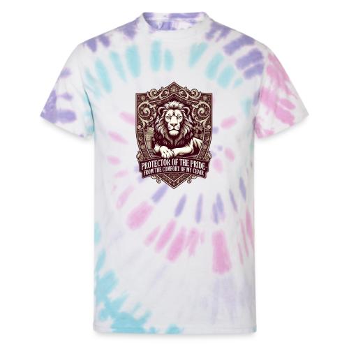 Protector of the Pride T Shirt, Sarcastic Dad Gif - Unisex Tie Dye T-Shirt