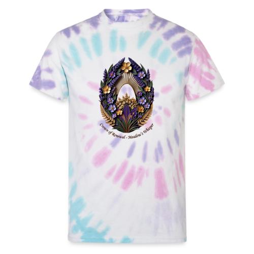 Easter Meadow Crown Renewal T Shirt, Spring Gift - Unisex Tie Dye T-Shirt