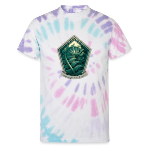 Easter Unfurl in Light Fern T Shirt, Spring Gift - Unisex Tie Dye T-Shirt