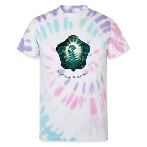 Easter Unfurl in Light Resurrection T Shirt, Gift - Unisex Tie Dye T-Shirt