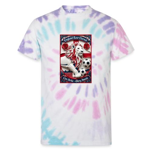 England Lion Soccer T Shirt, Football Pride Gift - Unisex Tie Dye T-Shirt