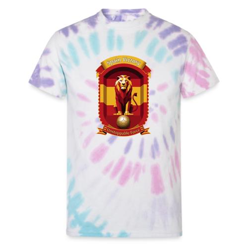 Spain Lion Victory T-Shirt, Flag Pride Crest Gift - Unisex Tie Dye T-Shirt
