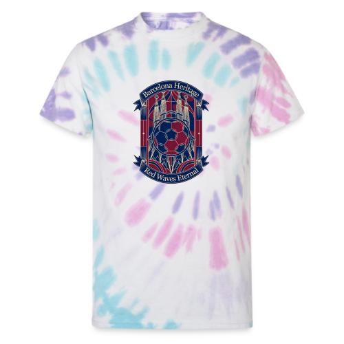 Barcelona Red Heritage T Shirt, Barsa fan Gift - Unisex Tie Dye T-Shirt