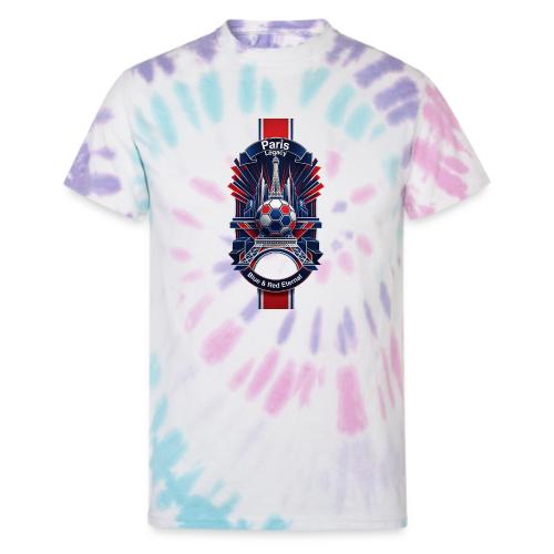 Paris Tower Legacy T Shirt, Soccer City Pride Gift - Unisex Tie Dye T-Shirt