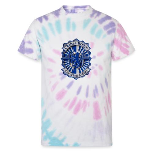 Chelsea Blue Bridge T Shirt, Soccer Fan Gift - Unisex Tie Dye T-Shirt