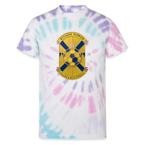 Riyadh Tower T Shirt, Football City Pride Gift - Unisex Tie Dye T-Shirt