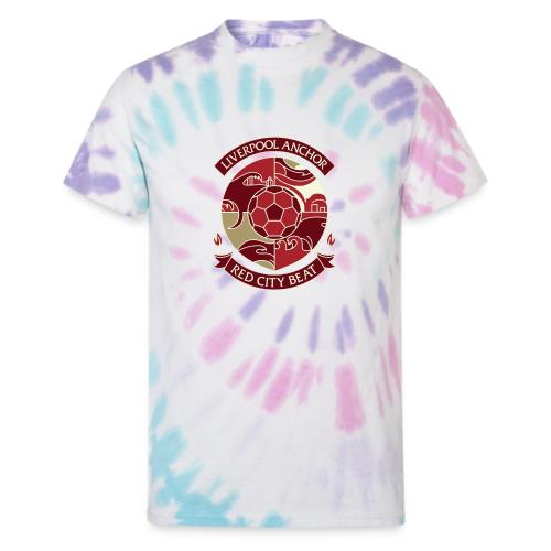 Liverpool Anchor T Shirt, Soccer City Pride Gift - Unisex Tie Dye T-Shirt