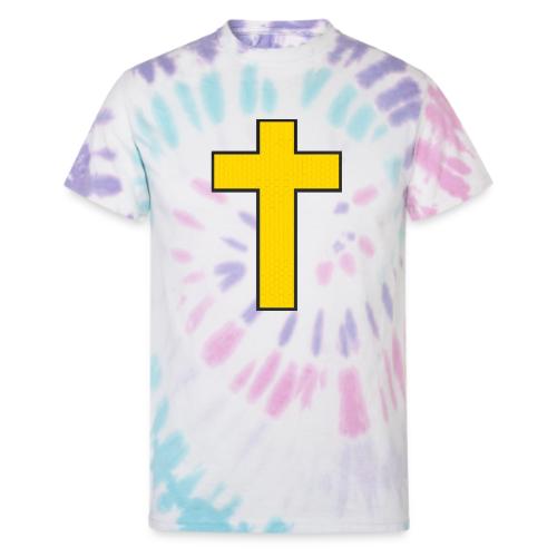 Kevlar Cross Shirt–Christian Strength and Protect - Unisex Tie Dye T-Shirt