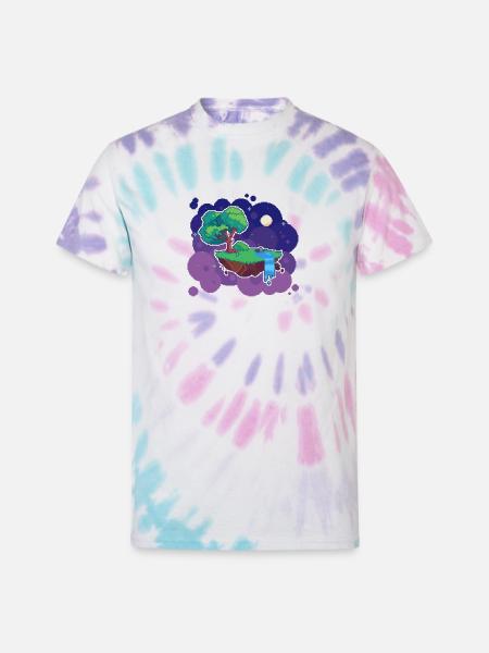 Floating Island - Unisex Tie Dye T-Shirt - Pastel Spiral